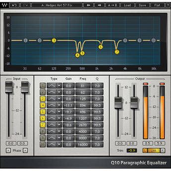 Waves Q10 - Paragraphic EQ Plug-In (TDM)