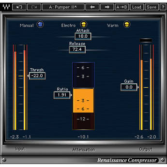 Waves Renaissance Compressor - Compressor Plug-In (Native)