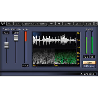 Waves X-Crackle - Surface Noise and Crackle Removal Plug-In (TDM)