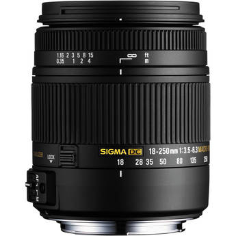 Sigma 18-250mm F3.5-6.3 DC Macro OS HSM for Sigma SA Cameras