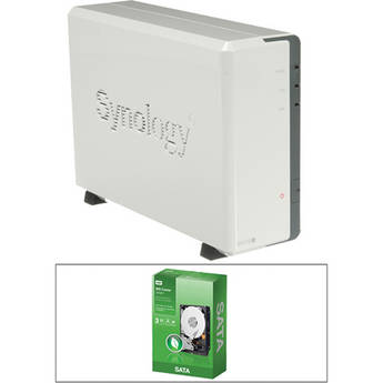 Synology 3TB DiskStation DS112j Budget-Friendly 1-Bay NAS Server B&H Kit