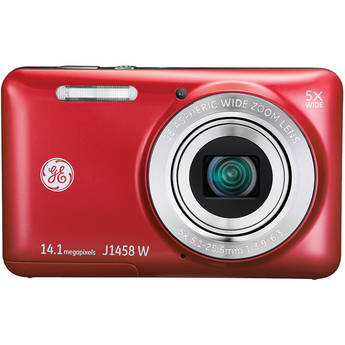 General Electric J1458W Digital Camera (Red)