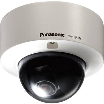 Panasonic WV-SF346 H.264 HD Vandal-Resistant Fixed Dome Network Camera (NTSC)