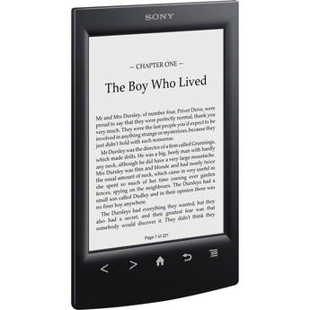 Sony PRS-T2 eReader with Free Harry Potter Book (Matte Black)