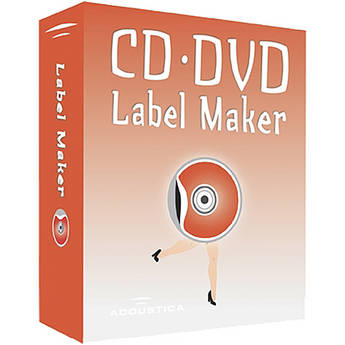 Acoustica CD LABEL MAKER SOFTWARE