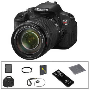 Canon Canon EOS Rebel T4i Digital Camera & 18-135mm IS STM Lens Basic Accessory Kit