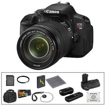 Canon Canon EOS Rebel T4i Digital Camera & 18-135mm IS STM Lens Deluxe Accessory Kit