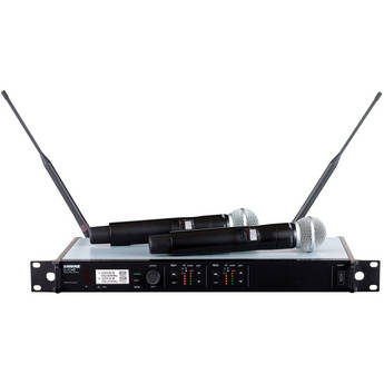 Shure ULXD24D Dual Channel Handheld Wireless System with SM58 Mics L50