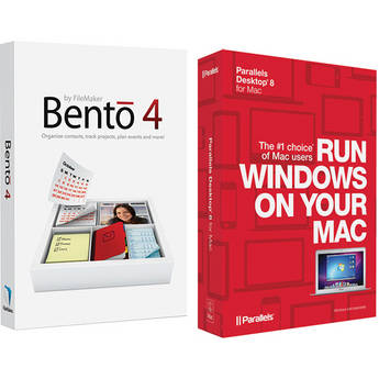 FileMaker FileMaker Bento 4 and Parallels Desktop 8 for Mac Software Bundle Kit