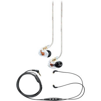 Shure SE425 Sound-Isolating In-Ear Stereo Headphones (Clear) with Mic & Remote Cable Kit