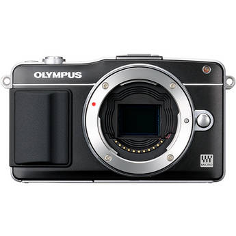 Olympus E-PM2 Mirrorless Micro Four Thirds Digital Camera Body (Black)
