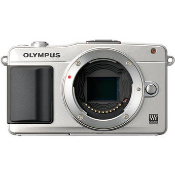 Olympus E-PM2 Mirrorless Micro Four Thirds Digital Camera Body (Silver)