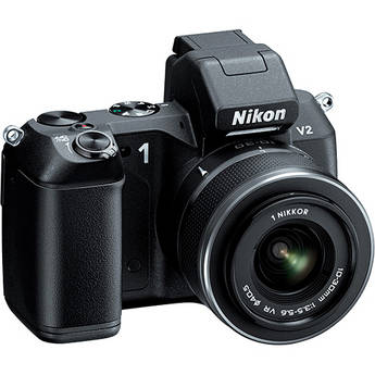 Nikon Nikon 1 V2 Mirrorless Digital Camera with 1 NIKKOR VR 10-30mm f/3.5-5.6 Lens Kit (Black)