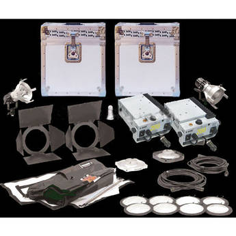 K 5600 Lighting Joker-Bug 200W HMI 2 Case Pair Kit (90-250VAC / 14.4-30V DC)