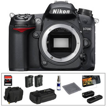 Nikon D7000 Digital SLR Camera Body with Deluxe Accessory Kit