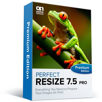 onOne Software Perfect Resize 7.5 Pro Premium Edition Software (Academic / Government,&nbsp;CD/DVD-ROM)