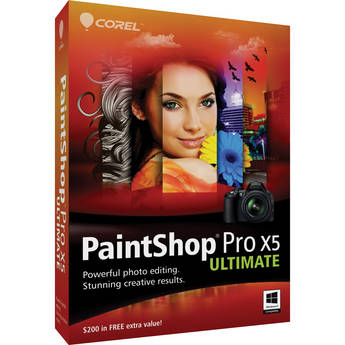 Corel PAINTSHOP PRO X5 ULTIMATE EN MINIBOX/W