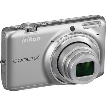 Nikon COOLPIX S6500 Digital Camera (Silver)