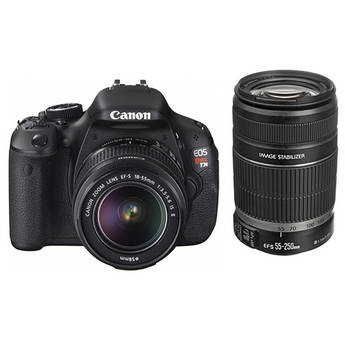 Canon EOS Rebel T3i Digital Camera with 18-55mm and 55-250mm Lens Kit