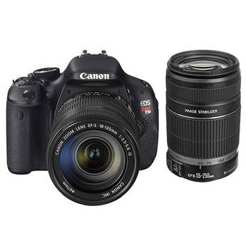 Canon EOS Rebel T3i Digital Camera with 18-135mm and 55-250mm Lens Kit