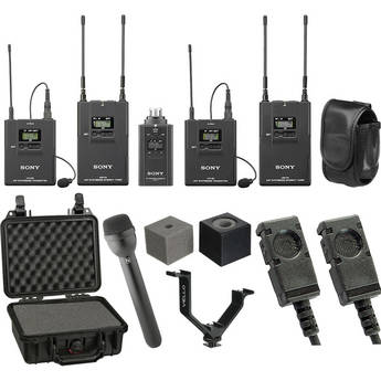 Sony UWP-V6 ENG Dual Wireless Deluxe Kit (42/44 - 638 to 662MHz)