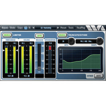 Wave Arts FinalPlug Mastering Peak Limiter & Volume Maximizer Plug-In (AAX DSP)