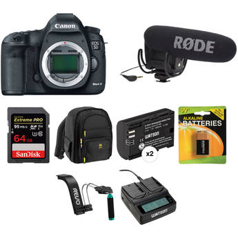 Canon EOS 5D Mark III Digital Camera (Body Only) Video Production Kit