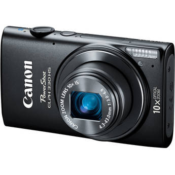 Canon PowerShot ELPH 330 HS Digital Camera (Black)