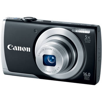 Canon PowerShot A2500 Digital Camera (Black)