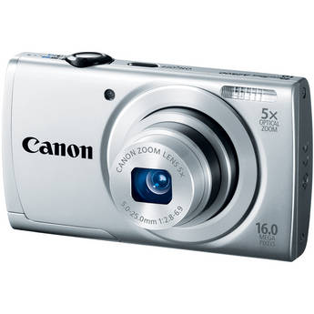 Canon PowerShot A2500 Digital Camera (Silver)