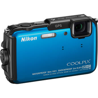 Nikon COOLPIX AW110 Digital Camera (Blue)