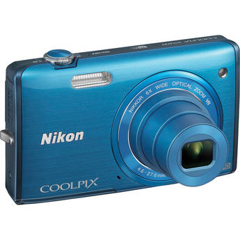 Nikon COOLPIX S5200 Digital Camera (Blue)