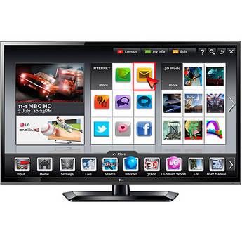 LG Electronics 55LS579C 55" LED Prosumer Widescreen Smart HDTV (Glossy Black)