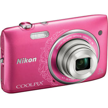Nikon COOLPIX S3500 Digital Camera (Decorative Pink)