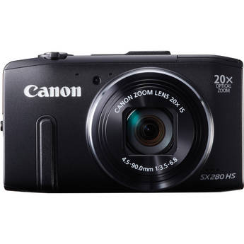 Canon PowerShot SX280 HS Digital Camera (Black)