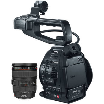 Canon EOS C100 Cinema EOS Camera with 24-105mm f/4L Lens