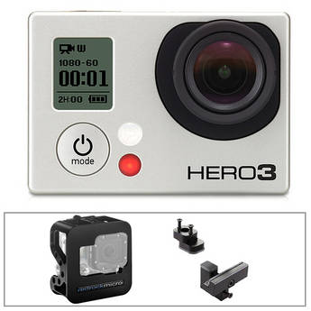 GoPro HERO3: Black Edition Camera with Cobalt Cage & Accessory Kit