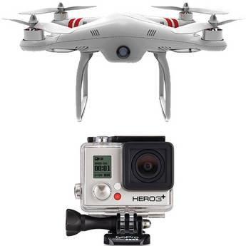 GoPro HERO3: Silver Edition Camera & Phantom Quadcopter with GoPro Mount Kit