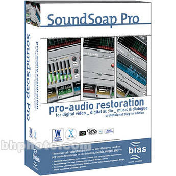 Bias SoundSoap Pro Plug-In 667-100-008-949 B&H Photo Video