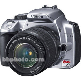 Canon EOS Digital Rebel XT (a.k.a. 350D)Digital Camera (Silver) w/