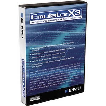 ... Pro Audio Computer Audio Software Virtual Instruments E-MU Emulator X3