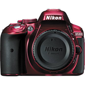 Nikon D5300 DSLR Camera (Red)