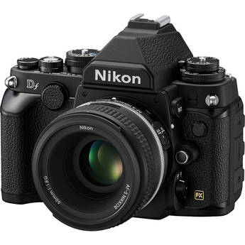 Nikon Df DSLR Camera with 50mm f/1.8 Lens (Black)