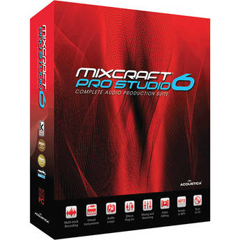 Acoustica Mixcraft Pro Studio 6 - Multi-Track Recording Software ...