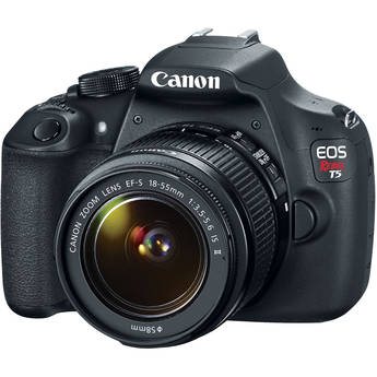 Canon EOS Rebel T5 DSLR Camera with EF-S 18-55mm IS II Lens