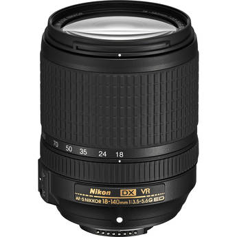 Nikon AF-S DX NIKKOR 18-140mm f/3.5-5.6G ED VR Lens 