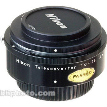 Nikon TC-14 1.4x Manual Focus Teleconverter for 300mm and Longer AI Lenses