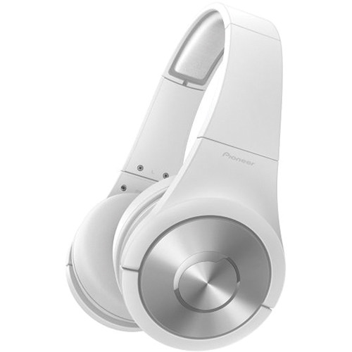 Pioneer SE-MX7-W Over-Ear Headphones with In-Line Mic and Volume Controls - Matte White