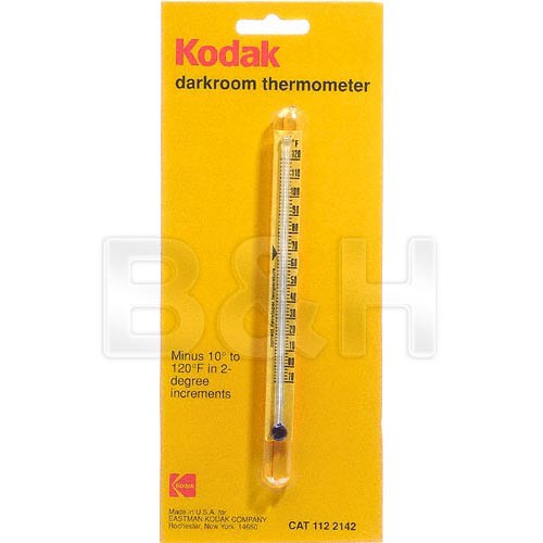 Kodak Darkroom Thermometer F Scale (Black & White) EK1122142