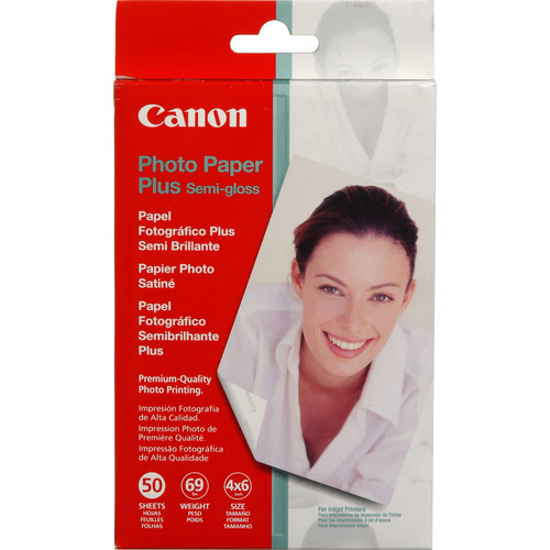 Canon SG-201 Photo Paper Plus Semi-Gloss - 4x6" - 50 Sheets